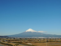 富士山２０１３年１月元旦富士川河川敷