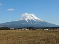 富士山２０１５年１月１１日朝霧