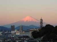 富士山２０１６年２月８日赤富士