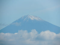 富士山２０２１年９月７日初冠雪
