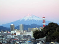 富士山２０２２年１月１２日夕方