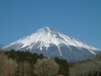 東臼塚からの富士山（冬）